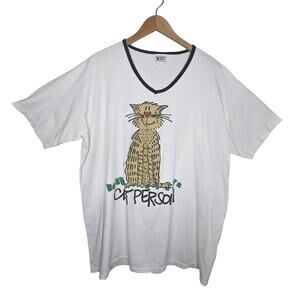 Emerson Street Clothing Co Cat Person Whimsical Cotton Nightshirt OSFA Cat Lady